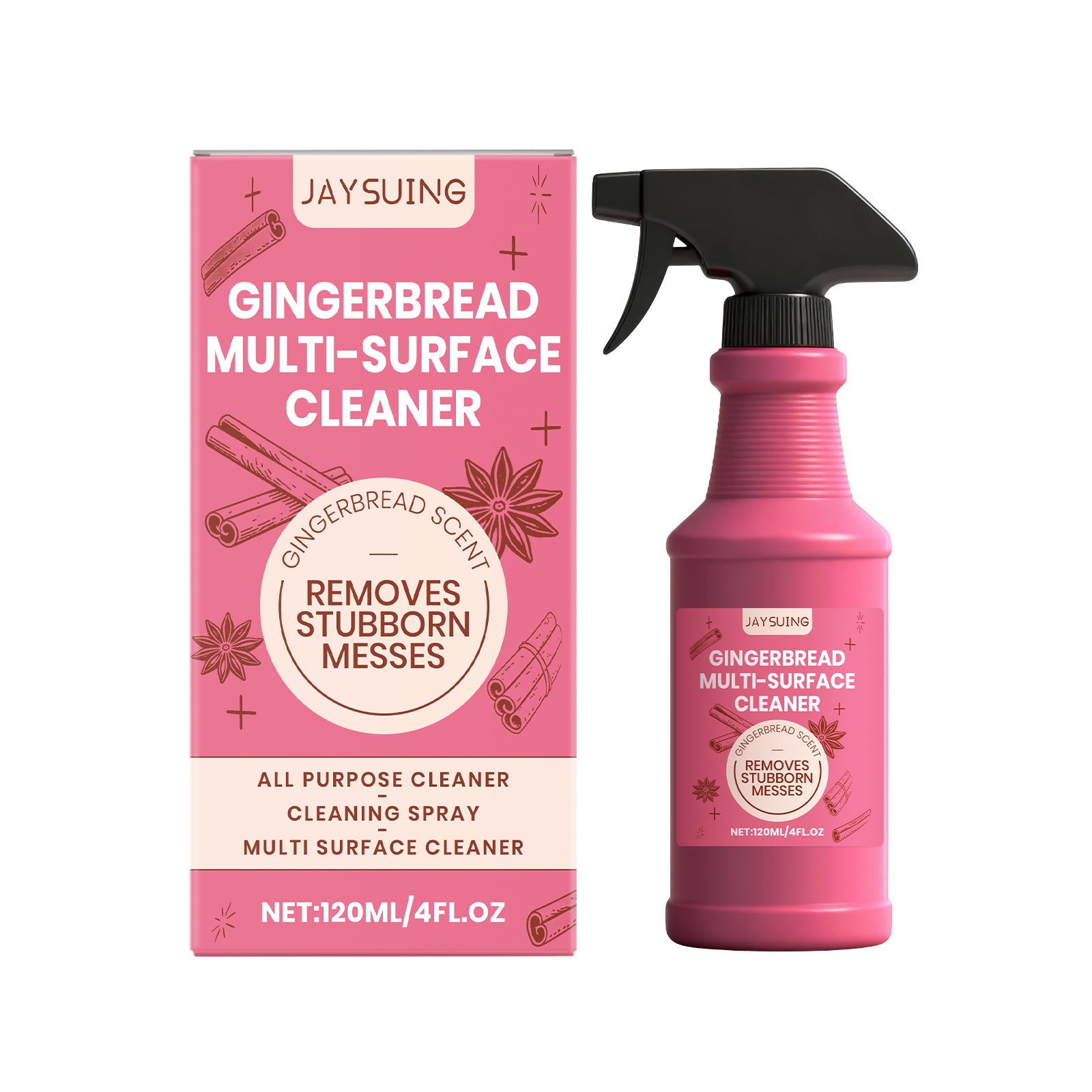 Jaysuing Multi-Purpose Cleaner, Gingerbread Fragrance House Corner Kitchen Fume Stain Cleaning Supplies