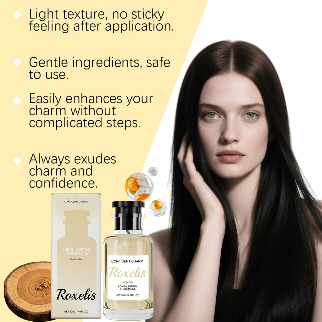 Roxelis Woody Bergamot Eau de Perfume, exudes a charming aroma, elegant fragrance, suitable for many occasions Glamour perfume