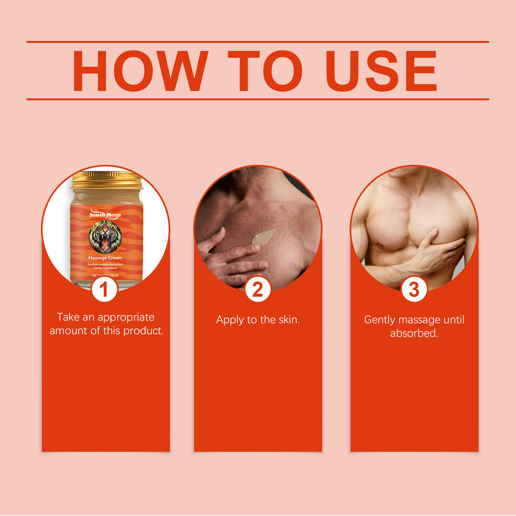 South Moon Muscle Care Cream, Gentle Care to Relieve Joint Knee Discomfort Daily Care Massage Cream